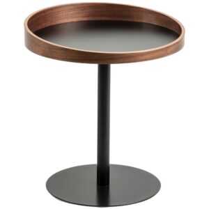 Ořechový odkládací stolek Kave Home Kaori 46 cm