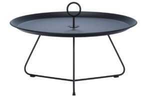 Černý kovový konferenční stolek HOUE Eyelet 70 cm