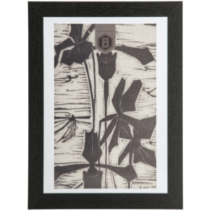 Hoorns Černý dřevěný fotorámeček Shed 40 x 30 cm