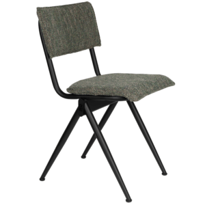 Zelená čalouněná jídelní židle DUTCHBONE NEW WILLOW