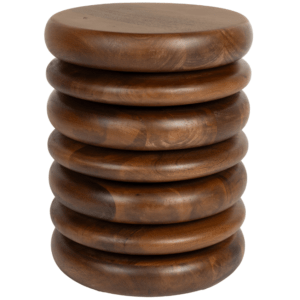 Dřevěný odkládací stolek ZUIVER DISC 35 cm