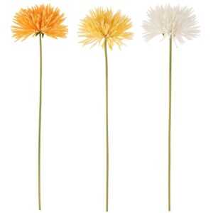 Set tří umělých květin J-line Liras 60 cm