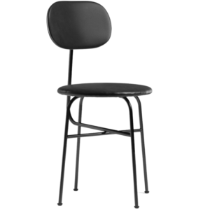 Audo CPH Černá čalouněná jídelní židle AUDO AFTEROOM III.