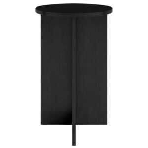 Černý dubový vysoký odkládací stolek MOJO MINIMAL 39