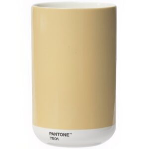 Béžová keramická váza Pantone Cream 7501 17 cm