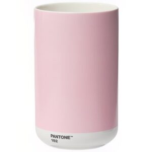 Světle růžová keramická váza Pantone Light Pink 182 17 cm