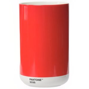 Červená keramická váza Pantone Red 2035 17 cm