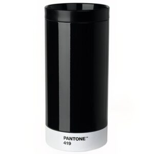 Černý kovový termohrnek Pantone Black 419 430 ml