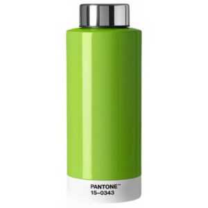 Zelená kovová termoláhev Pantone Green 15-0343 530 ml
