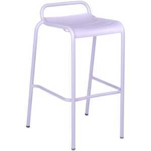 Fialová kovová barová židle Fermob Luxembourg 79 cm