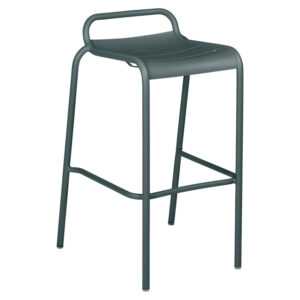 Šedá kovová barová židle Fermob Luxembourg 79 cm