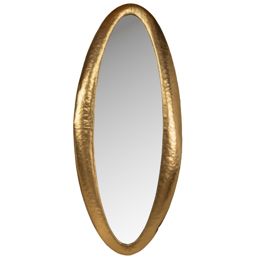 Zlaté kovové závěsné zrcadlo Richmond Belia 162