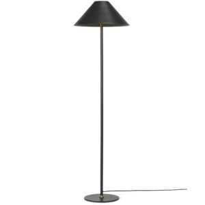 Černá kovová stojací lampa Halo Design Hygge 140 cm